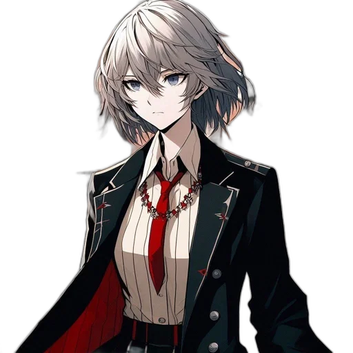 staff, jacket, mask, weapon, pixel art, concept art, anime, cartoon transparent PNG cut-out