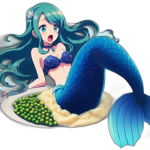 food, creature, animal, pixel art, anime, concept art, fantasy art, underwater transparent PNG cut-out