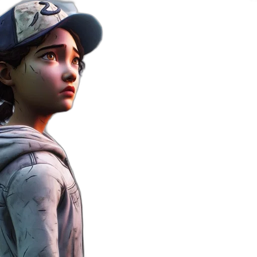 hat, jacket, face, concept art, 3d render, photorealistic, fantasy art, animated transparent PNG cut-out
