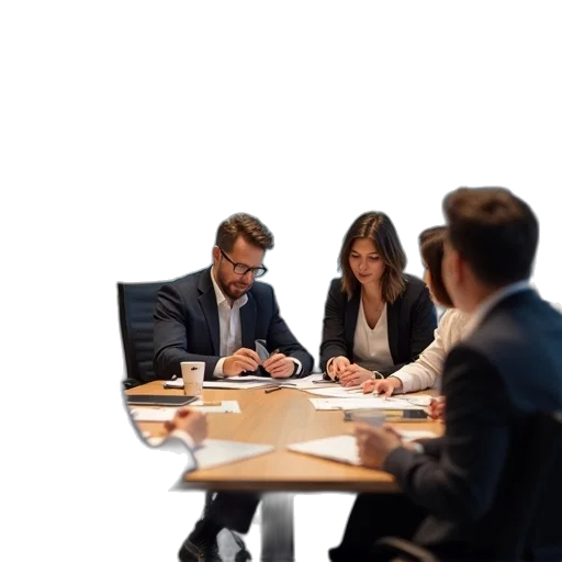 staff, screenshot, meeting, schedule transparent PNG cut-out