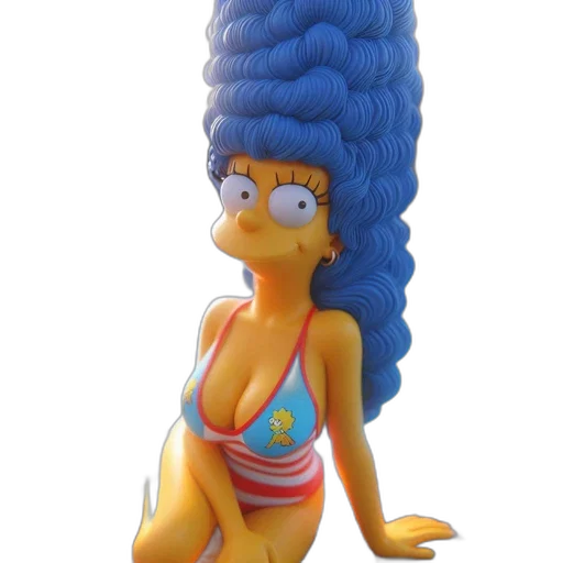 hair, creature, vaporwave, 3d render, concept art, cartoon, underwater, animated transparent PNG cut-out