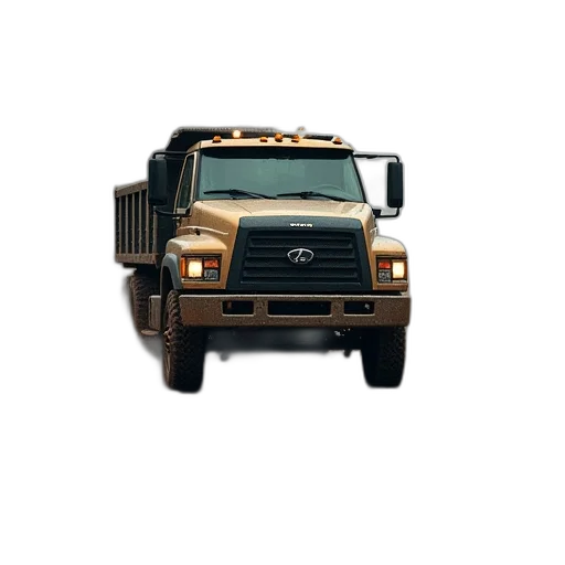 car, 3d render, photorealistic, concept art, truck, stuck, mud, road transparent PNG cut-out