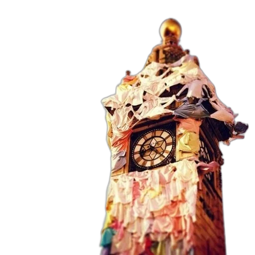 dress, robot, jacket, sword, 3d render, concept art, golden, clock transparent PNG cut-out