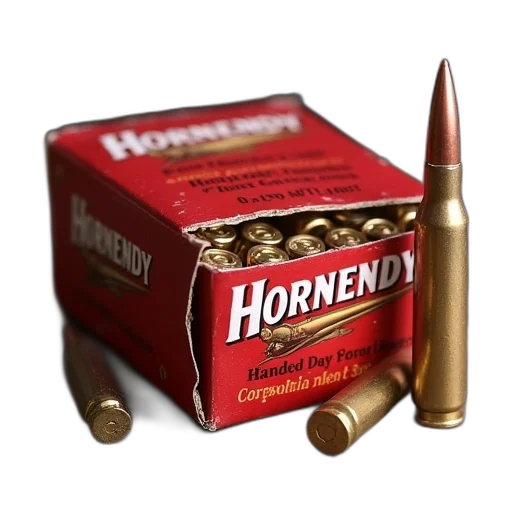 weapon, food, 3d render, box, rounds, hornady, handgun, bullets transparent PNG cut-out