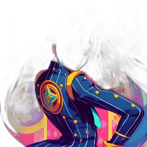 robot, jacket, mask, dress, concept art, cyberpunk, comic book art, anime transparent PNG cut-out