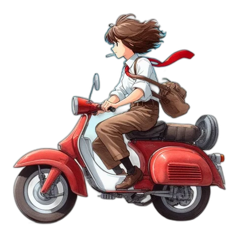 jacket, concept art, anime, pixel art, cartoon, red, animated, young transparent PNG cut-out