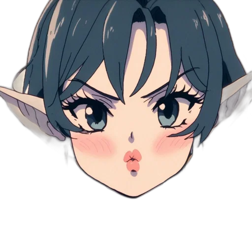 face, mask, creature, staff, anime, fantasy art, watercolor, pixel art transparent PNG cut-out