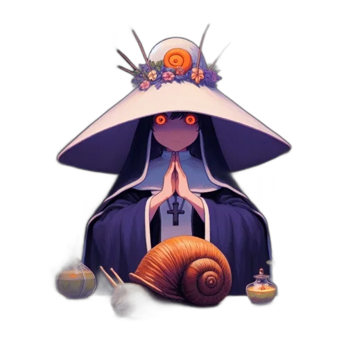 hat, creature, staff, mask, concept art, fantasy art, pixel art, watercolor transparent PNG cut-out