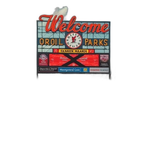 weapon, welcome, sign, oriol, park, camden, yards, tote transparent PNG cut-out