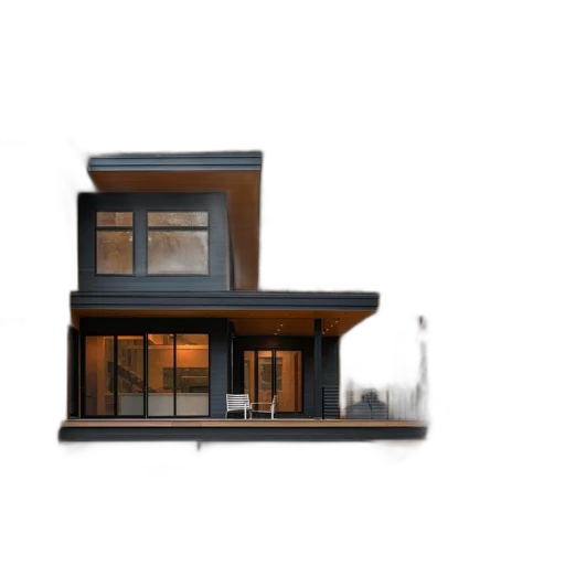 building, 3d render, photorealistic, concept art, pixel art, earth tones, dark, monochrome transparent PNG cut-out