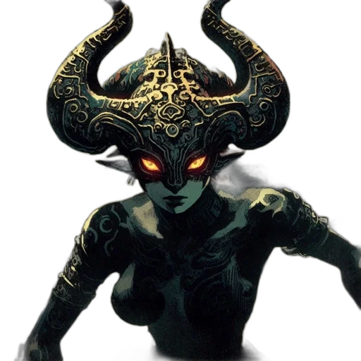 mask, dragon, creature, face, concept art, fantasy art, 3d render, pixel art transparent PNG cut-out