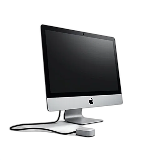 furniture, staff, 3d render, photorealistic, sleek, modern, computer, monitor transparent PNG cut-out
