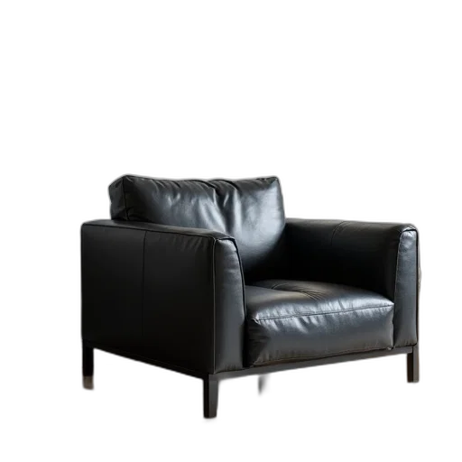 furniture, 3d render, photorealistic, dark transparent PNG cut-out