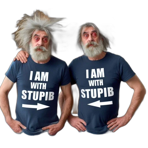 two, older, men, matching, appearance, wild, hair, beards transparent PNG cut-out