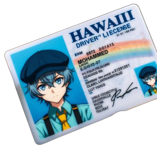 anime, vaporwave, cartoon, concept art, blue, illustration, stylized, hawaii transparent PNG cut-out