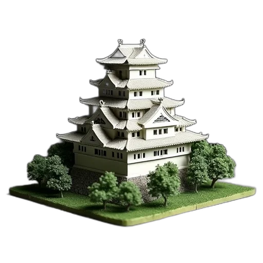 building, dragon, 3d render, photorealistic, concept art, fantasy art, detailed, model transparent PNG cut-out