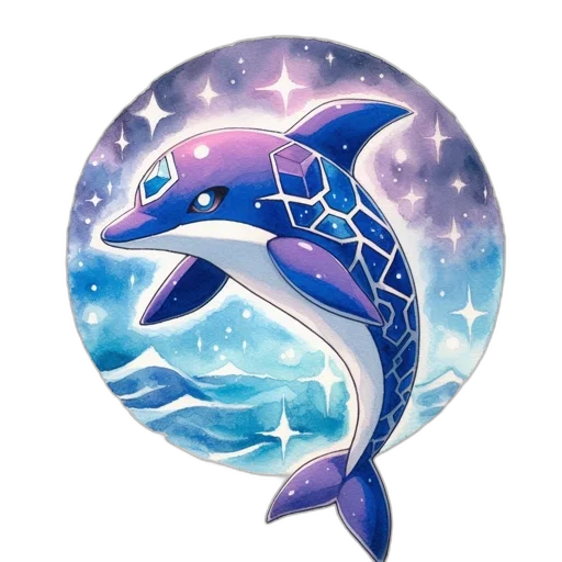 dragon, staff, animal, jewelry, fantasy art, vaporwave, concept art, watercolor transparent PNG cut-out