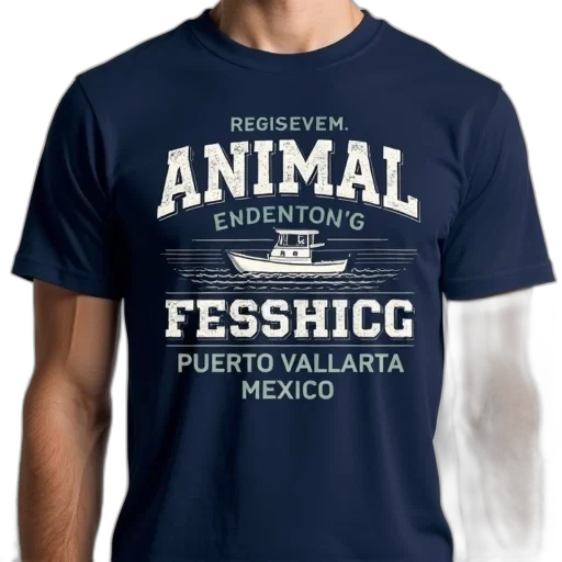 navy, blue, t-shirt, graphic, design, reads, animal, house transparent PNG cut-out