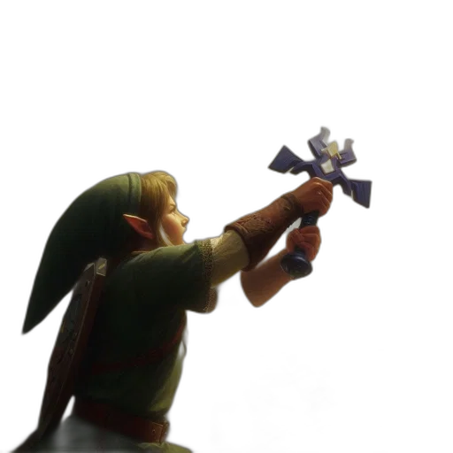 weapon, staff, sword, flower, 3d render, concept art, fantasy art, pixel art transparent PNG cut-out