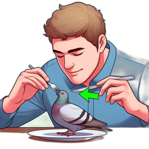 food, staff, jacket, jewelry, pixel art, cartoon, concept art, anime transparent PNG cut-out