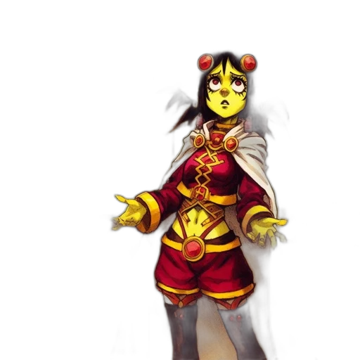 staff, mask, concept art, fantasy art, pixel art, 3d render, golden, anthropomorphic transparent PNG cut-out