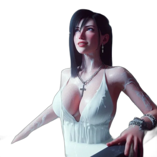 dress, jewelry, face, concept art, photorealistic, fantasy art, pixel art, neon lights transparent PNG cut-out