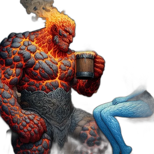 creature, dragon, concept art, comic book art, fantasy art, pixel art, fire, two transparent PNG cut-out