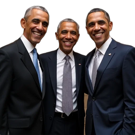 face, mask, staff, president, former, presidents, pose, picture transparent PNG cut-out