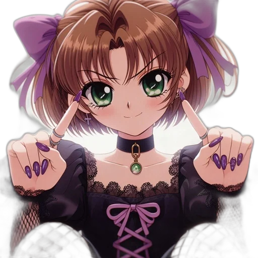 staff, jewelry, weapon, dress, anime, pixel art, cartoon, vaporwave transparent PNG cut-out