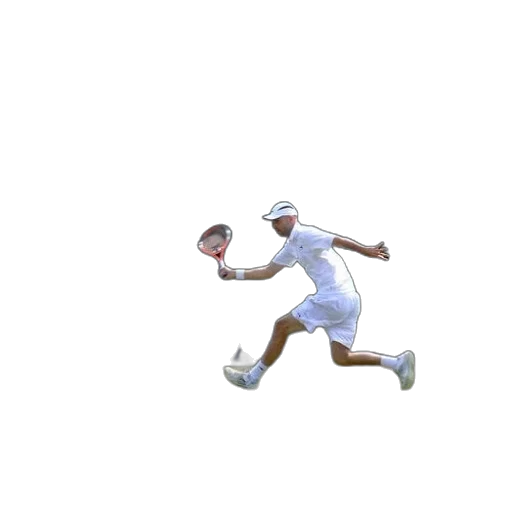 robot, hat, creature, shoes, 3d render, pixel art, tennis, player transparent PNG cut-out