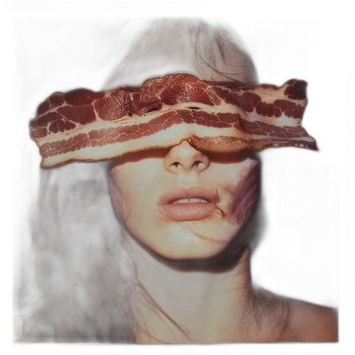 hat, face, animal, food, photorealistic, person, shown, strip transparent PNG cut-out