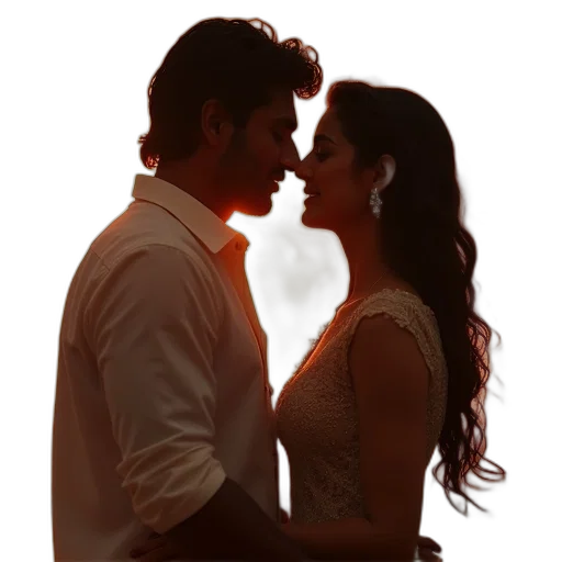 photorealistic, oil painting, sunset, fire, underwater, allu, arjun, one transparent PNG cut-out