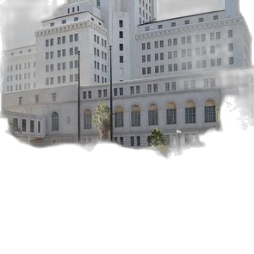 building, staff, photorealistic, concept art, 3d render, city street, large, white transparent PNG cut-out