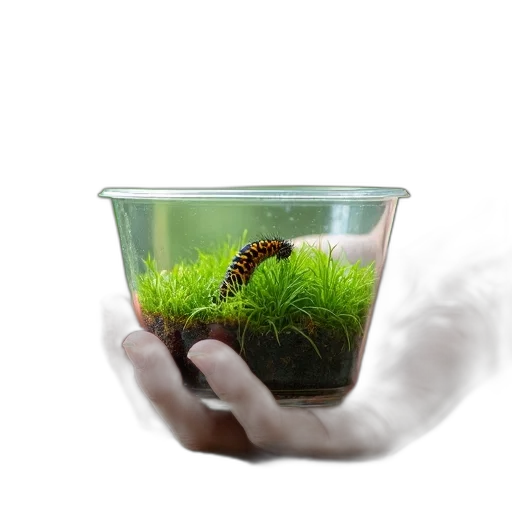 creature, hair, animal, photorealistic, 3d render, concept art, forest, underwater transparent PNG cut-out