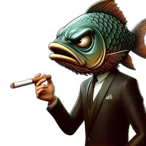 staff, animal, concept art, 3d render, photorealistic, cartoon, underwater, anthropomorphic transparent PNG cut-out