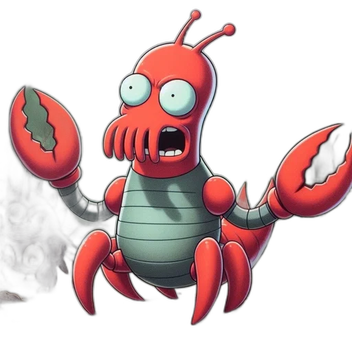 creature, animal, robot, concept art, 3d render, pixel art, fantasy art, colorful transparent PNG cut-out
