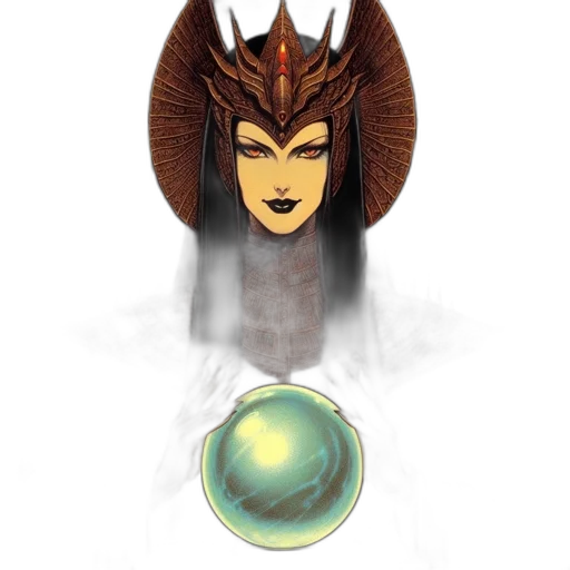 jewelry, crown, mask, staff transparent PNG cut-out