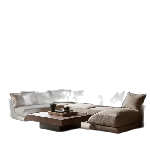 furniture, 3d render, photorealistic, concept art transparent PNG cut-out