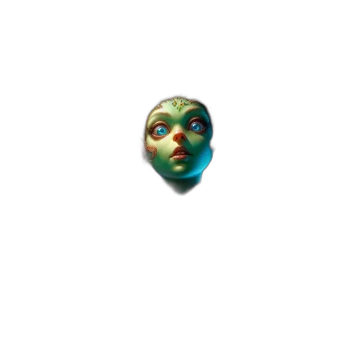 mask, face, jewelry, creature transparent PNG cut-out