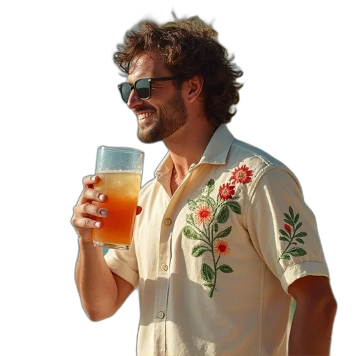 jacket, vaporwave, photorealistic, cold transparent PNG cut-out