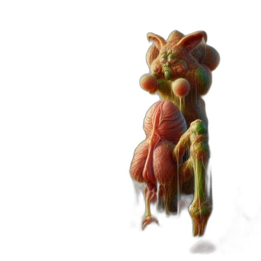 creature, dragon, staff, mask, 3d render, concept art, fantasy art, photorealistic transparent PNG cut-out