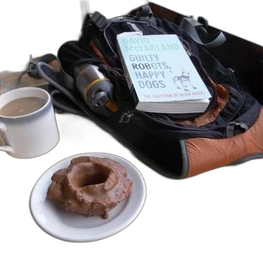 food, backpack, book, titled, guilty, robots, happy, dogs transparent PNG cut-out