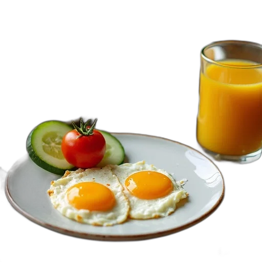food, photorealistic, 3d render, variety, breakfast, foods, displayed, wooden transparent PNG cut-out
