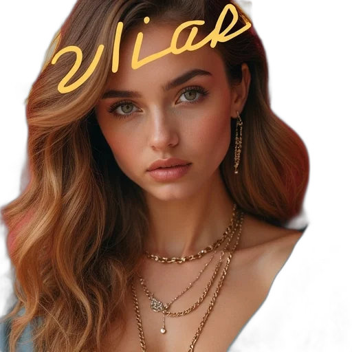 jewelry, face, hair, crown transparent PNG cut-out