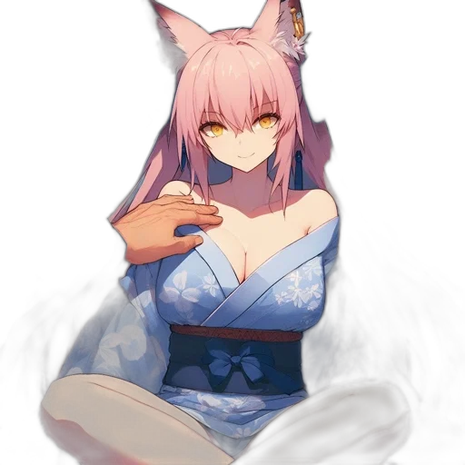dress, dragon, staff, creature, anime, fantasy art, pixel art, watercolor transparent PNG cut-out