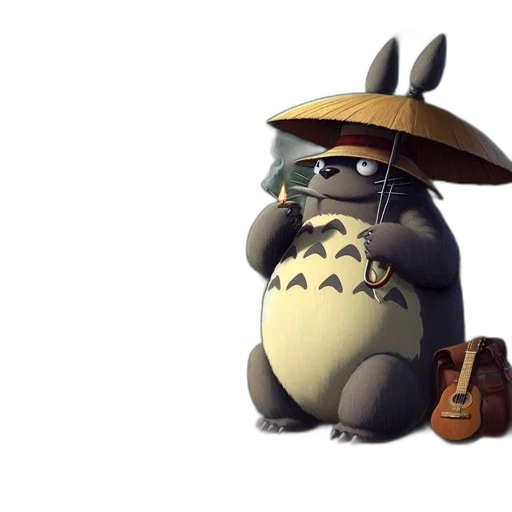 hat, staff, animal, weapon, concept art, 3d render, fantasy art, anime transparent PNG cut-out