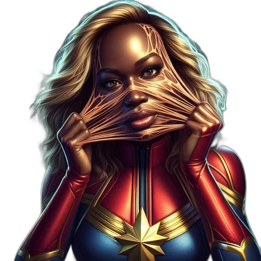 face, mask, comic book art, concept art, fantasy art, cartoon, captain, marvel transparent PNG cut-out