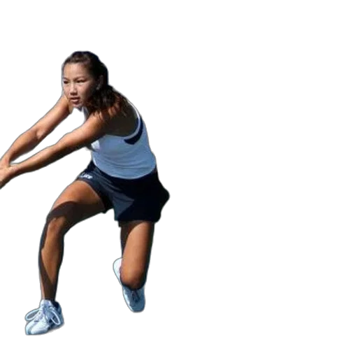 photorealistic, 3d render, two, images, female, tennis, player, action transparent PNG cut-out