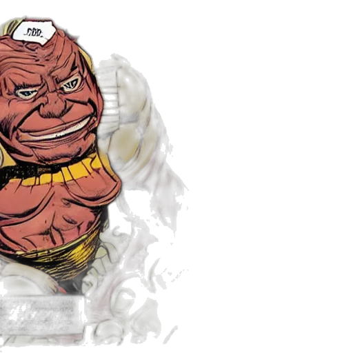 face, comic book art, concept art, 3d render, detailed, graphic, novels, clayface transparent PNG cut-out