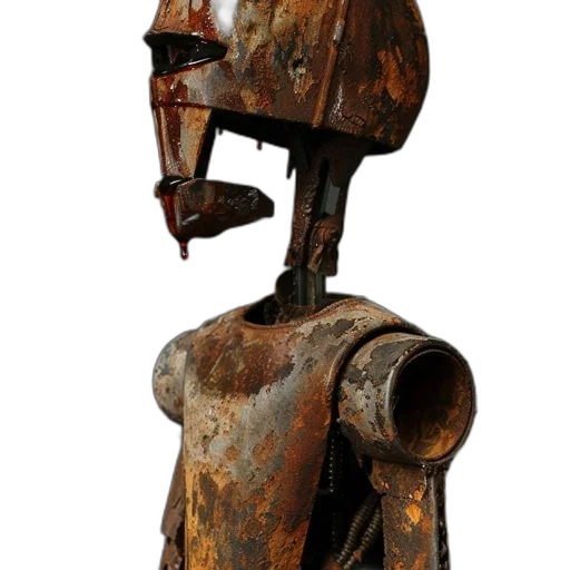 robot, mask, staff, face, concept art, 3d render, cyberpunk, photorealistic transparent PNG cut-out